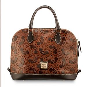 Dooney & Bourke Mickey ear hat zip satchel